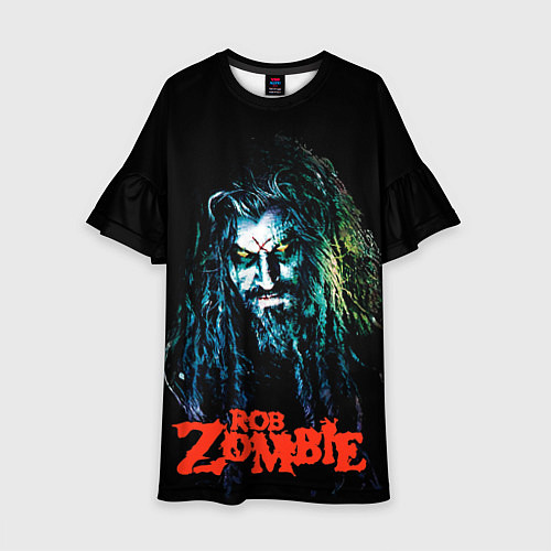 Детское платье Rob zombie portrait / 3D-принт – фото 1
