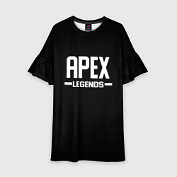 Детское платье Apex legends logo white