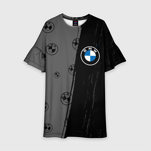 Детское платье Bmw performance Темный / 3D-принт – фото 1