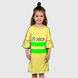 Платье клеш для девочки Xbox line abstract, цвет: 3D-принт — фото 2