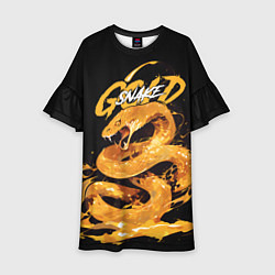 Детское платье Gold snake