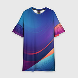 Детское платье Красивый градиент абстракция