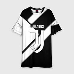 Детское платье Juventus geometry steel