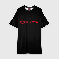 Детское платье Toyota red logo auto