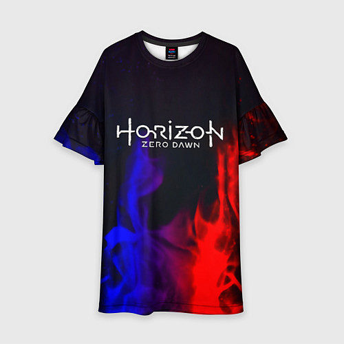 Детское платье Horizon: Zero Dawn flame steel / 3D-принт – фото 1