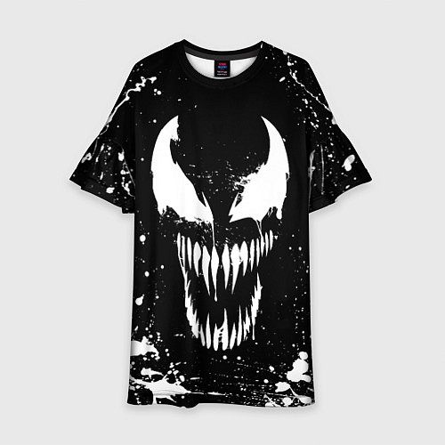 Детское платье Venom logo / 3D-принт – фото 1