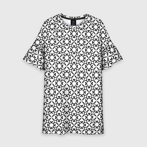 Детское платье Удачный клевер / 3D-принт – фото 1