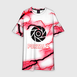 Платье клеш для девочки Portal storm, цвет: 3D-принт