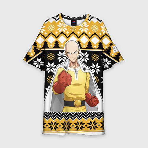 Детское платье One-Punch Man sweater / 3D-принт – фото 1