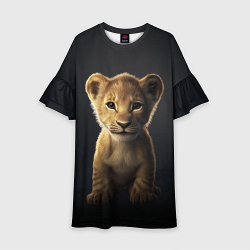 Детское платье Львенок Муфаса / 3D-принт – фото 1
