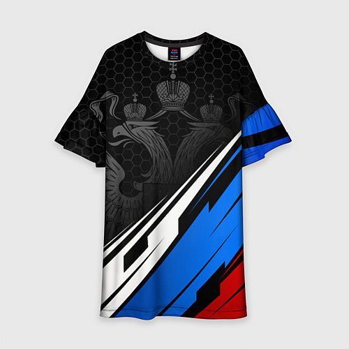 Детское платье Россия - абстракция / 3D-принт – фото 1
