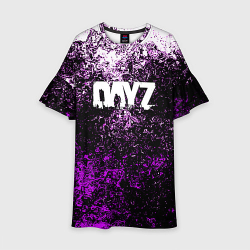 Детское платье Dayz неоновые краски / 3D-принт – фото 1