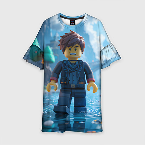 Детское платье Роблокс человек дождя / 3D-принт – фото 1