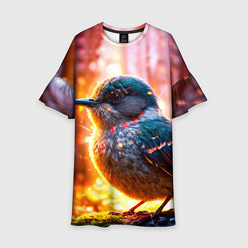 Детское платье Кукушка в искрах / 3D-принт – фото 1