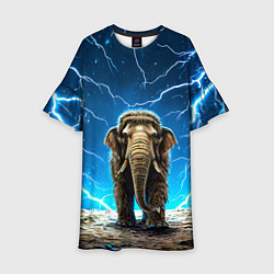 Детское платье Мамонт и разряды молний