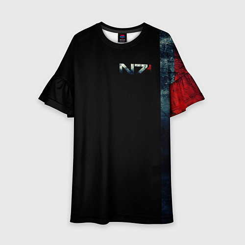 Детское платье Shepard N7 - светлый / 3D-принт – фото 1