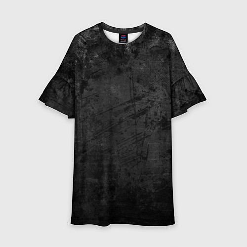 Детское платье Абстракция - dark grunge break / 3D-принт – фото 1