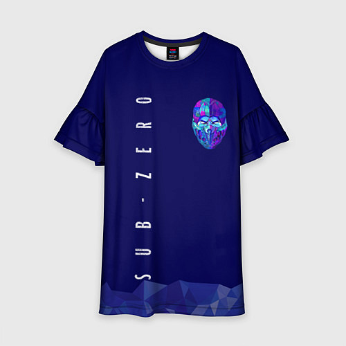 Детское платье Mortal Kombat - Саб-Зиро / 3D-принт – фото 1