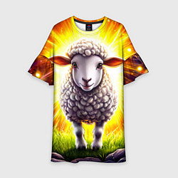 Детское платье Овечка в ярких лучах