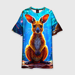 Детское платье Кенгуру в джунглях