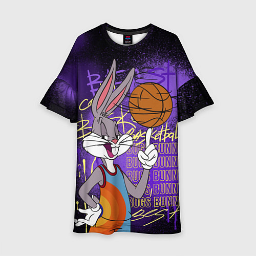 Детское платье Багз Банни - Looney Tunes / 3D-принт – фото 1