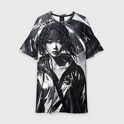 Детское платье Девушка под зонтом