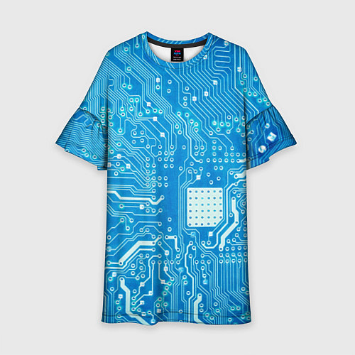 Детское платье Системная плата / 3D-принт – фото 1