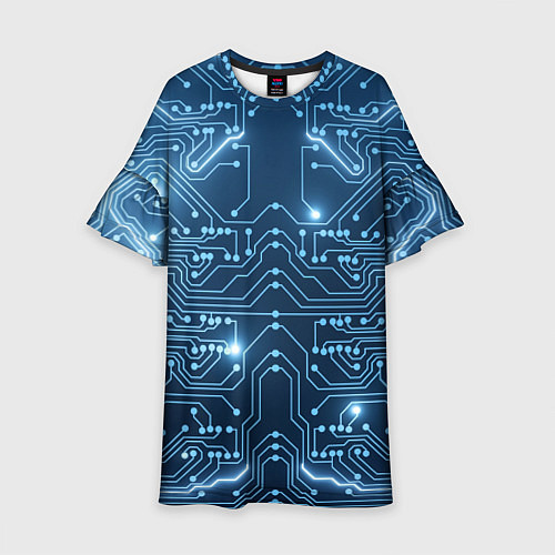 Детское платье Системная плата / 3D-принт – фото 1