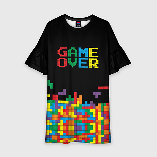 Детское платье Game over / 3D-принт – фото 1