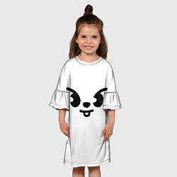 Платье клеш для девочки Leebit skzoo, цвет: 3D-принт — фото 2