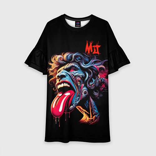 Детское платье Mick Jagger - Rolling Stones / 3D-принт – фото 1