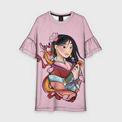 Детское платье Красивая Мулан и Мушу - big pictures