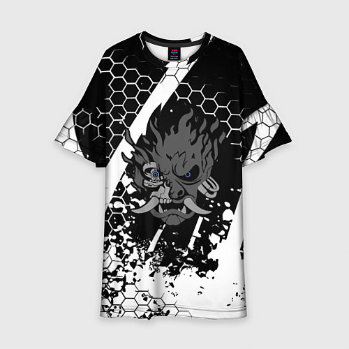 Детское платье Samurai соты краски / 3D-принт – фото 1