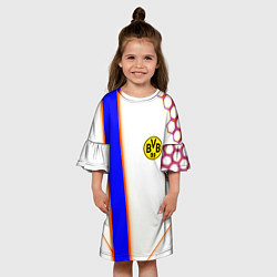 Платье клеш для девочки Borussia geometry sport, цвет: 3D-принт — фото 2