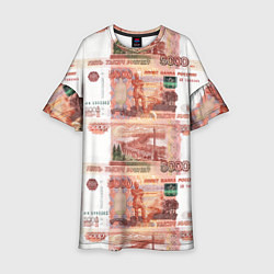 Платье клеш для девочки 5 000 рублей, цвет: 3D-принт