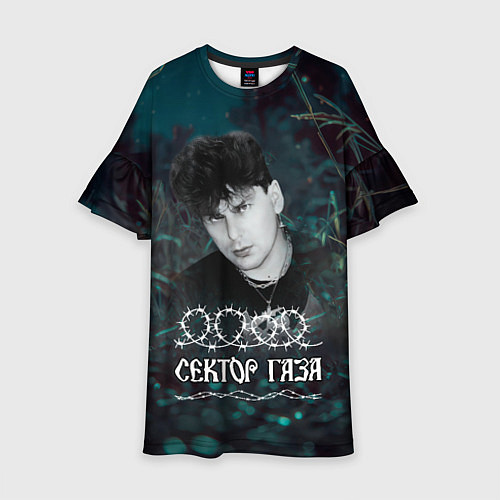 Детское платье Сектор газа ночной фон / 3D-принт – фото 1