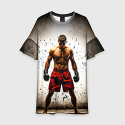 Детское платье Боксер в красном