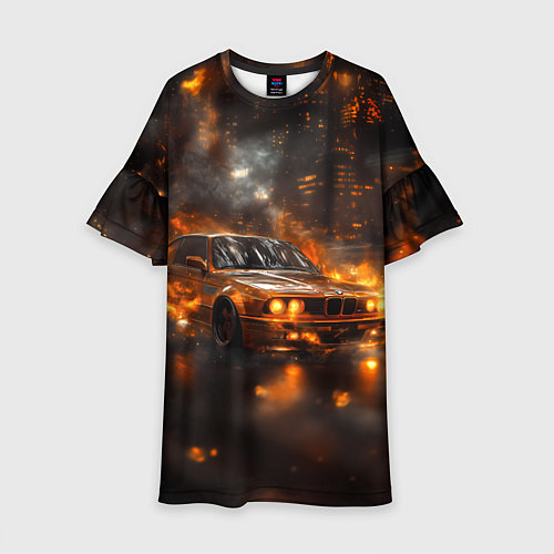Детское платье БМВ в огне / 3D-принт – фото 1