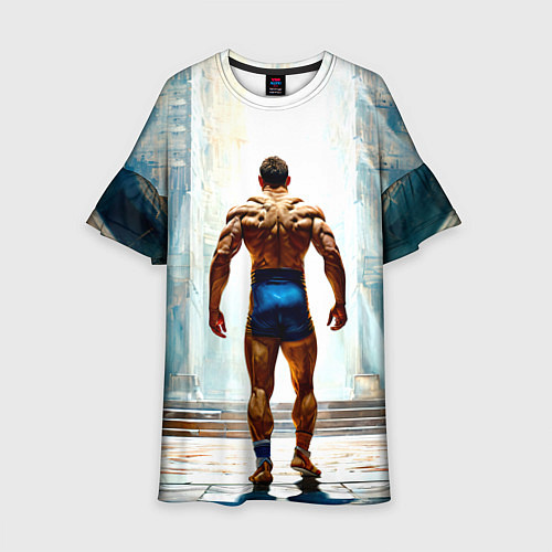 Детское платье Греко-римский борец / 3D-принт – фото 1