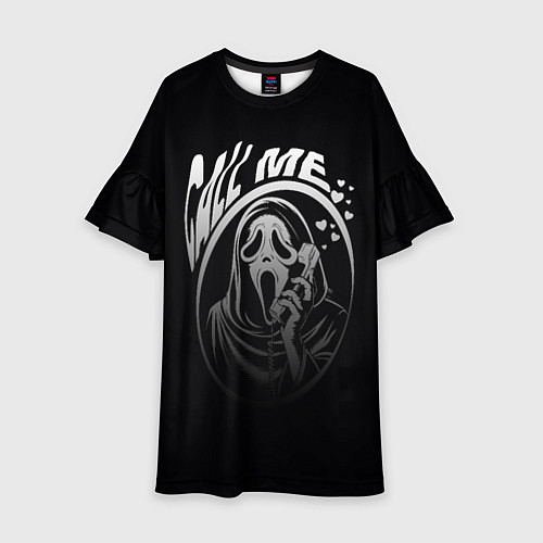 Детское платье Позвони мне смерть с телефоном / 3D-принт – фото 1