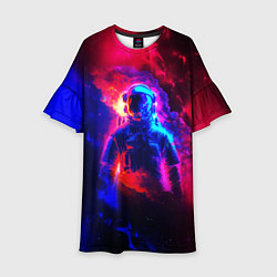 Детское платье Космонавт в пламени