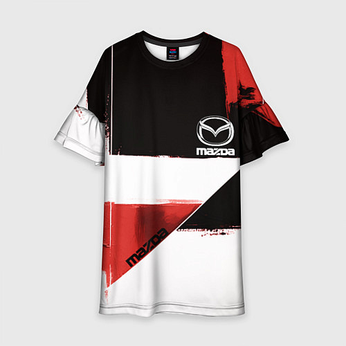 Детское платье Mazda логотип / 3D-принт – фото 1