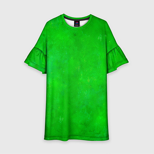 Детское платье Свет зелёного фонаря / 3D-принт – фото 1
