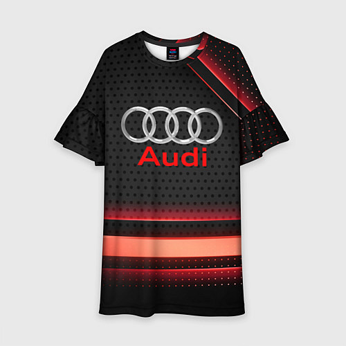 Детское платье Audi sport auto / 3D-принт – фото 1