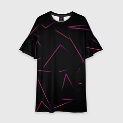 Детское платье Color pink line