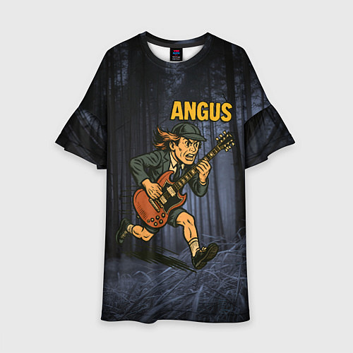 Детское платье Ангус ACDC / 3D-принт – фото 1