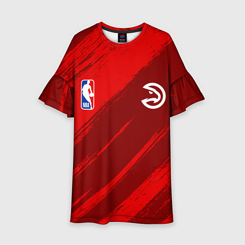 Детское платье Атланта Хокс баскетбол / 3D-принт – фото 1