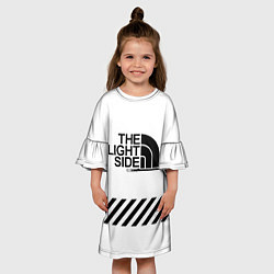 Платье клеш для девочки The light side, цвет: 3D-принт — фото 2
