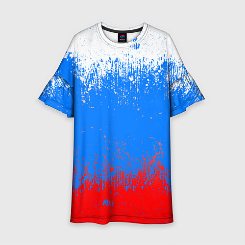 Детское платье Патриот - флаг / 3D-принт – фото 1