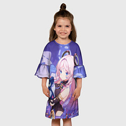 Платье клеш для девочки Citlali Genshin Impact, цвет: 3D-принт — фото 2